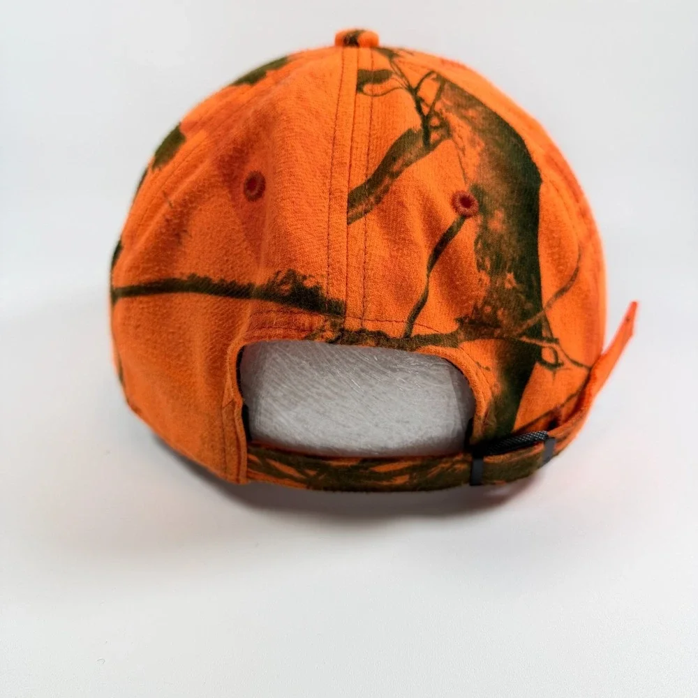 Los Angeles Kings '47 Vintage Hockey Hat Blaze Orange Camo Realtree Strapback